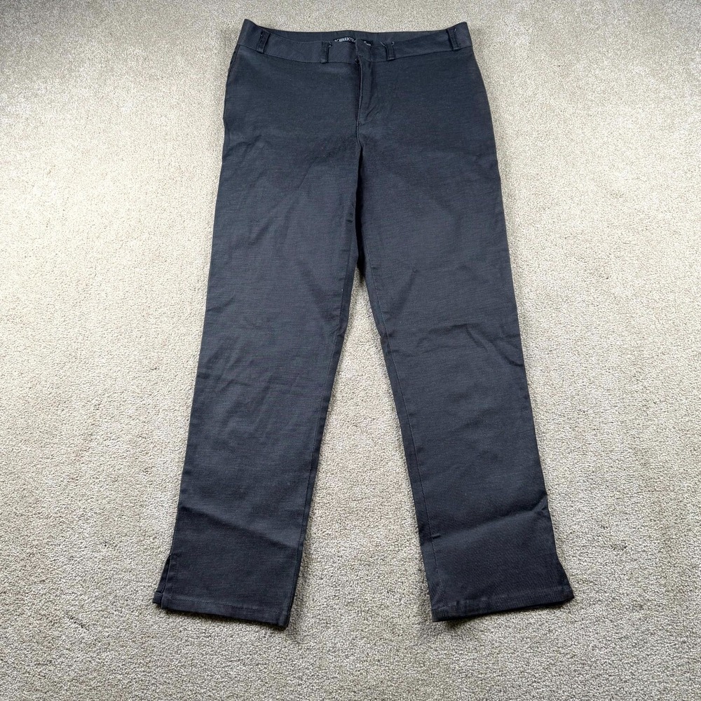 Z. Cavaricci Modern Basics Chino Pants Womens 7 Black Cotton Mid Rise Straight